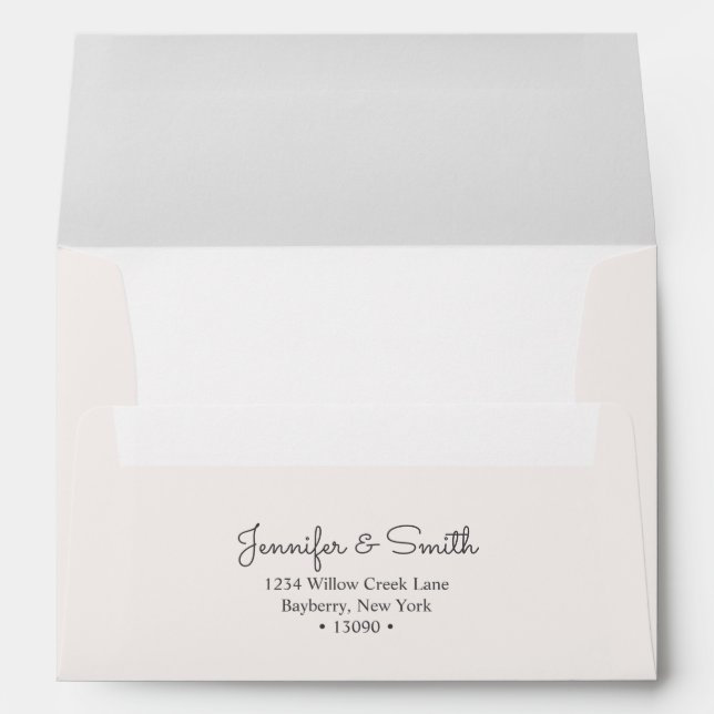 Superfine White A7 Envelope  (Back (Bottom))