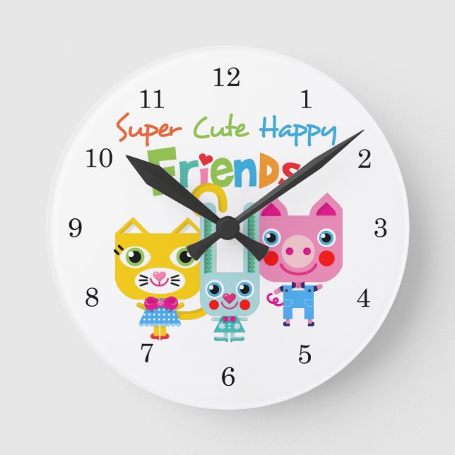 superfriends.png round clock (Front)