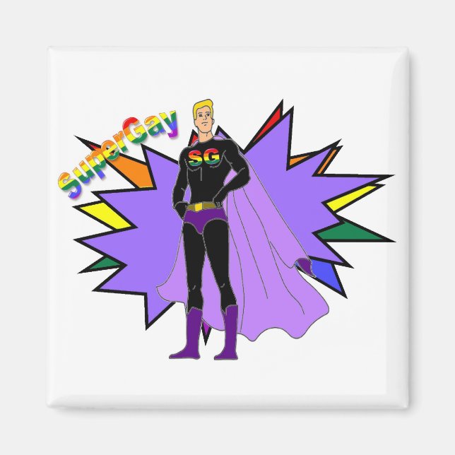 SuperGay! Magnet (Front)