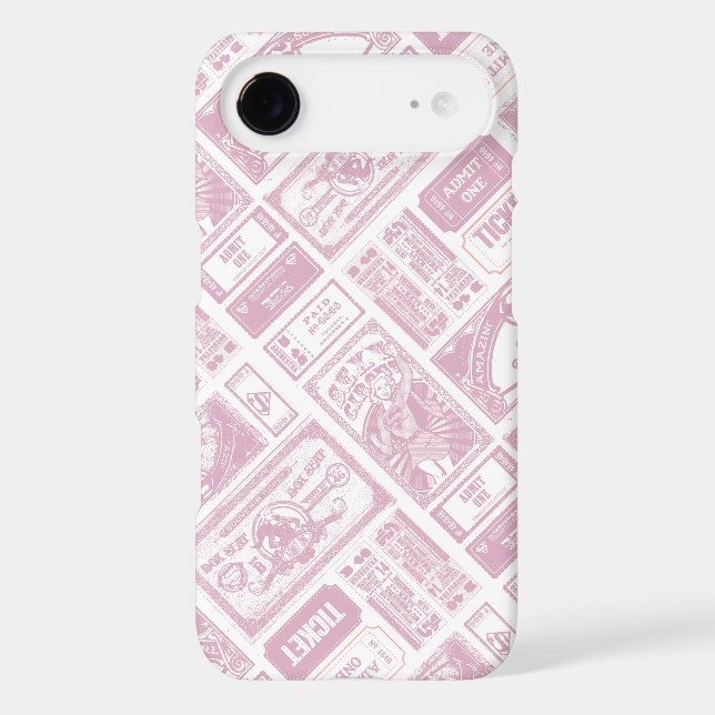 Supergirl Admit One Pattern Pink Case-Mate Samsung Galaxy Case (Back)