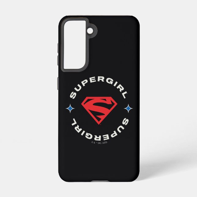 Supergirl Age of Heroes Circle S-Shield Samsung Galaxy S21 Case (Back)