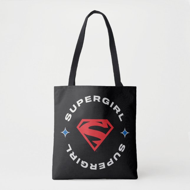 Supergirl Age of Heroes Circle S-Shield Tote Bag (Front)