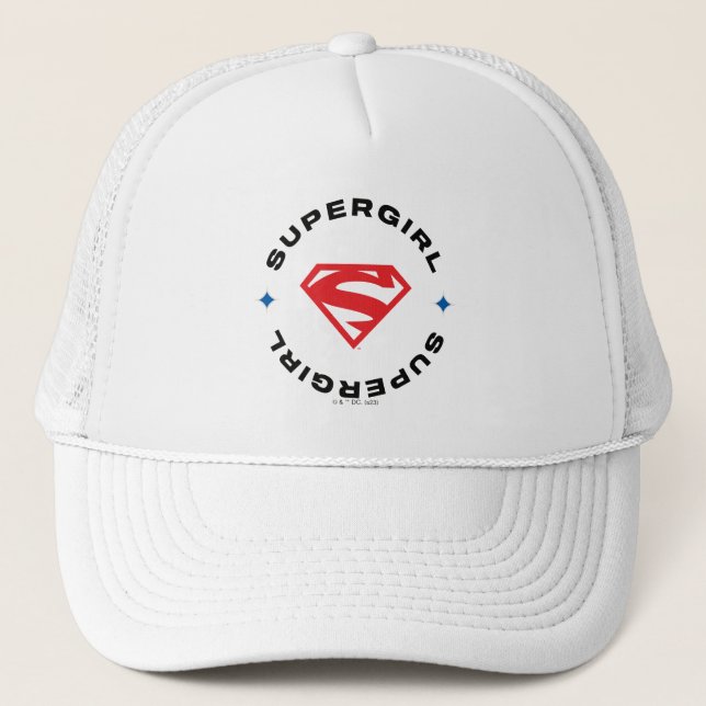 Supergirl Age of Heroes Circle S-Shield Trucker Hat (Front)