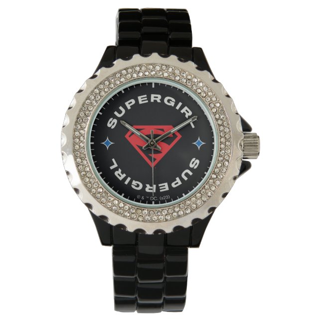 Supergirl Age of Heroes Circle S-Shield Watch (Front)