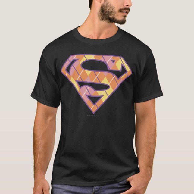 Supergirl Argyle Logo T-Shirt (Front)