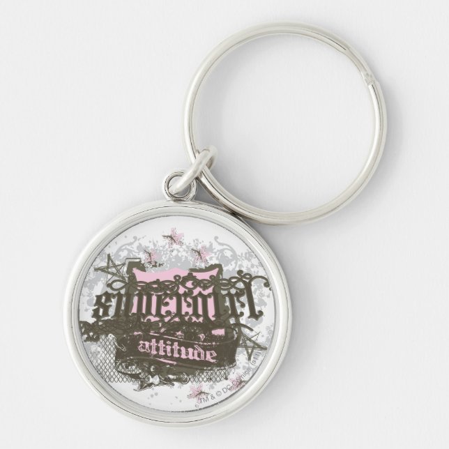 Supergirl Attitude Key Ring (Front)