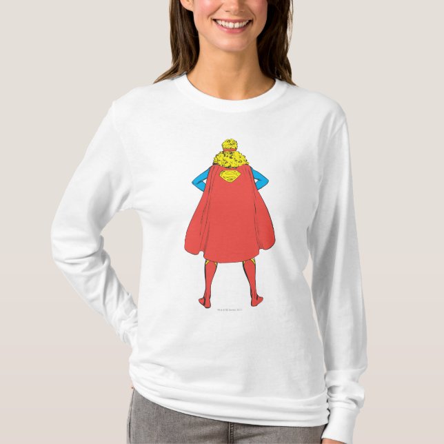 Supergirl Back View T-Shirt (Front)