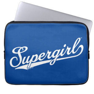 Supergirl Baseball All-Star Name Logo Laptop Sleeve