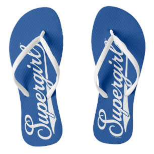 Supergirl Baseball All-Star Name Logo Thongs