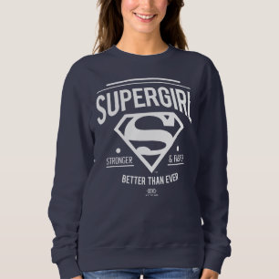 Supergirl Better Than Ever Retro Graphic Sweatshirt