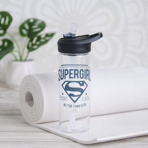 Supergirl Better Than Ever Retro Graphic Water Bottle