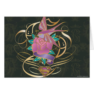 Supergirl Bird and Flower