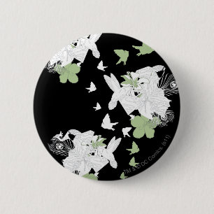 Supergirl Birds and Feathers 6 Cm Round Badge