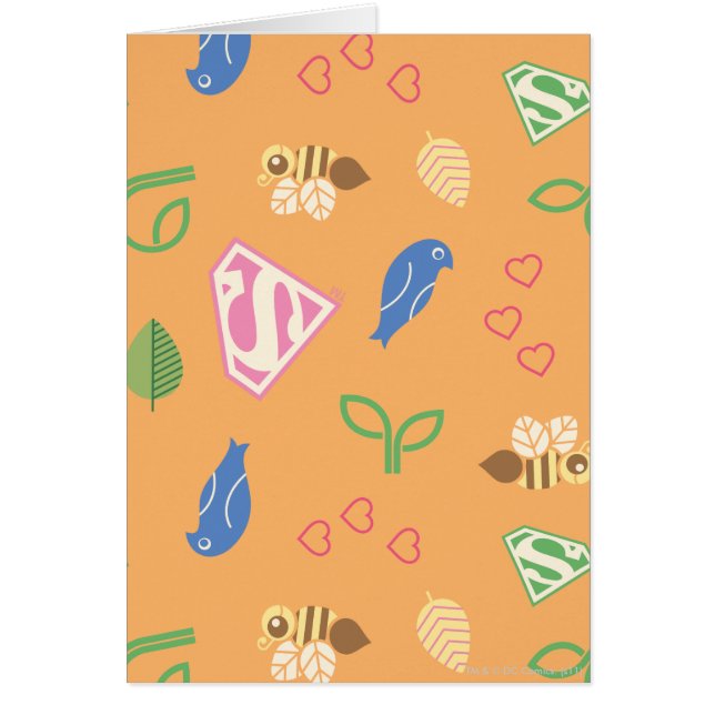 Supergirl Birds & the Bees Orange (Front)