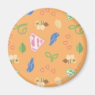 Supergirl Birds & the Bees Orange Magnet
