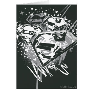 Supergirl Black and White