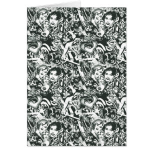 Supergirl Black and White Collage