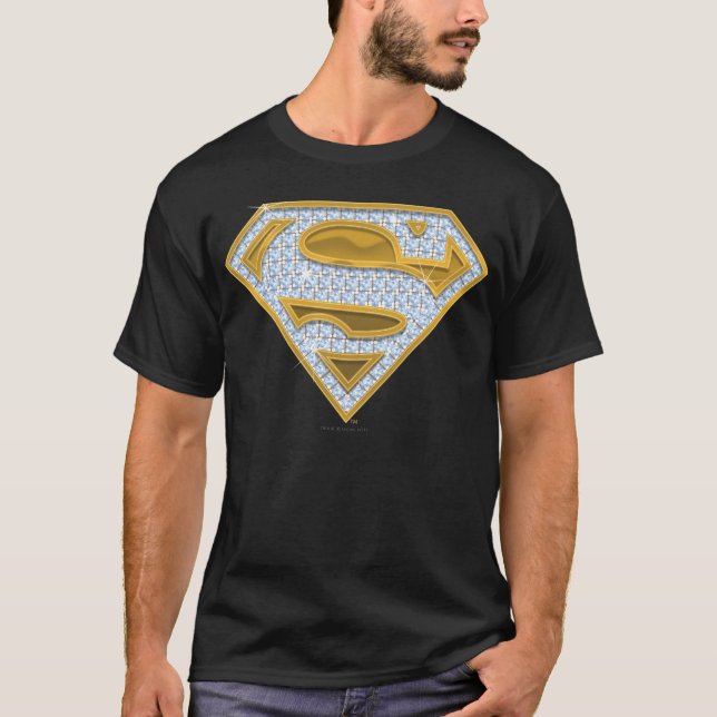 Supergirl Blue Jewels T-Shirt (Front)