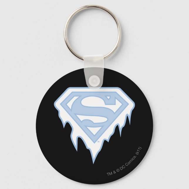 Supergirl Blue Logo Key Ring (Front)