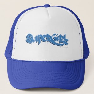 Supergirl Blue Logo Trucker Hat