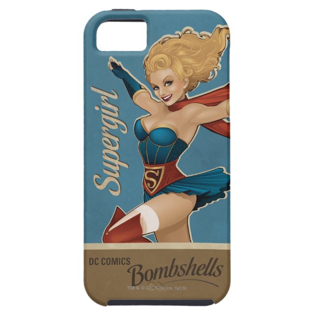Supergirl Bombshell Case-Mate iPhone Case (Back)
