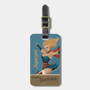Supergirl Bombshell Luggage Tag