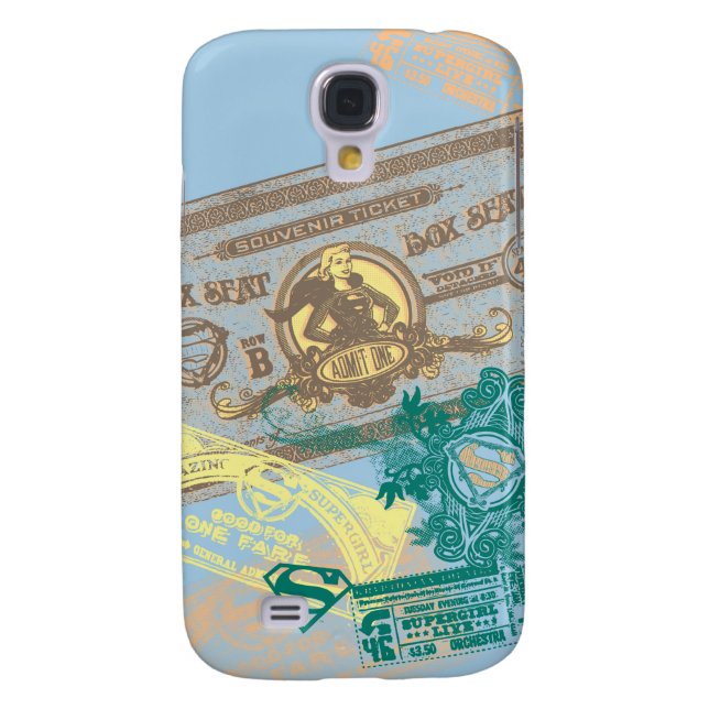 Supergirl Box Seat Blue Case-Mate Samsung Galaxy Case (Back)