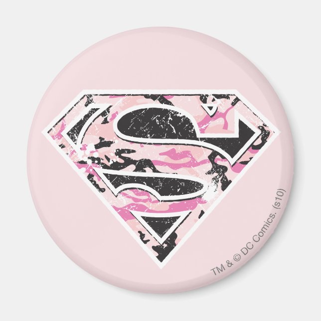 Supergirl Camouflage Logo Magnet (Front)