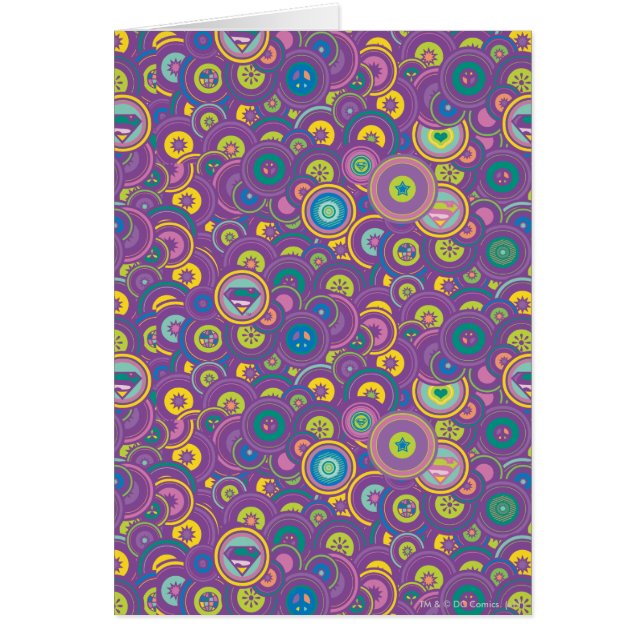 Supergirl Circle Purple Pattern (Front)