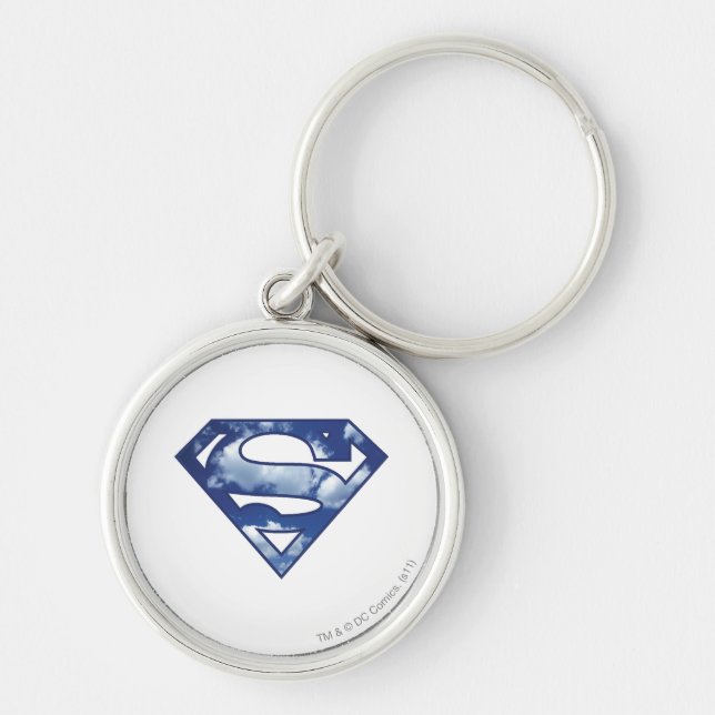 Supergirl Cloud Logo Key Ring (Front)