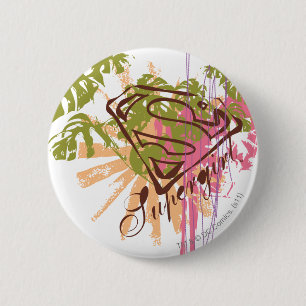 Supergirl Colour Splash 6 Cm Round Badge