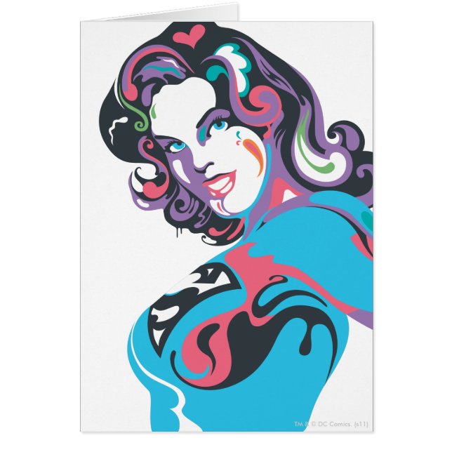 Supergirl Colour Splash Pose 1 (Front)