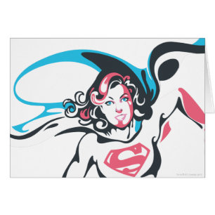 Supergirl Colour Splash Pose 2