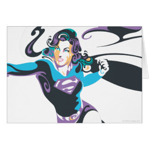 Supergirl Colour Splash Pose 4