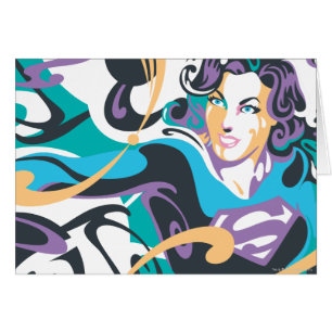 Supergirl Colour Splash Swirls 1