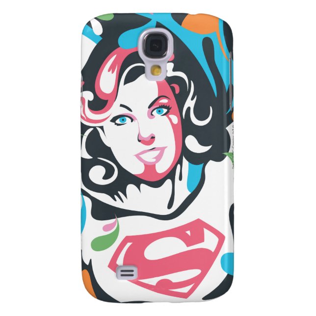 Supergirl Colour Splash Swirls 3 Case-Mate Samsung Galaxy Case (Back)