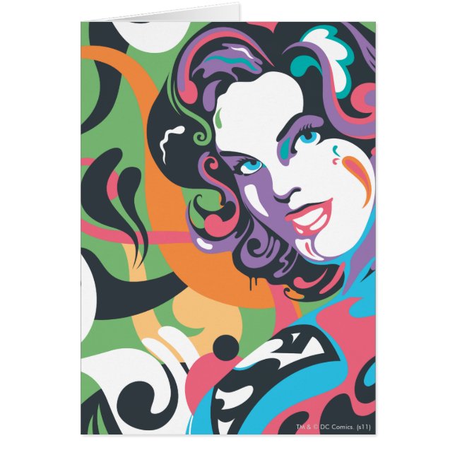 Supergirl Colour Splash Swirls 4 (Front)