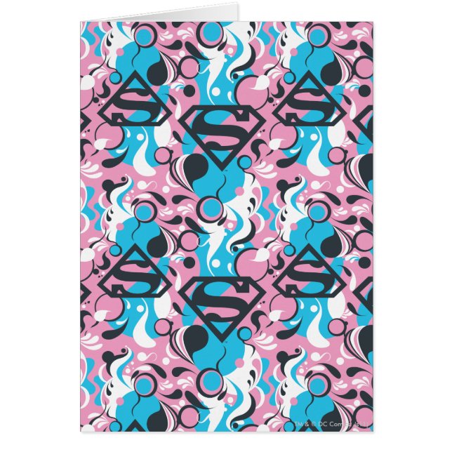 Supergirl Colour Splash Swirls Pattern 7 (Front)