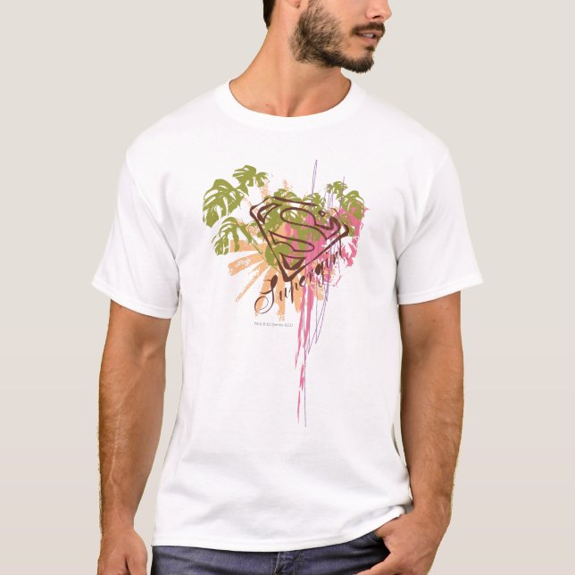 Supergirl Colour Splash T-Shirt (Front)
