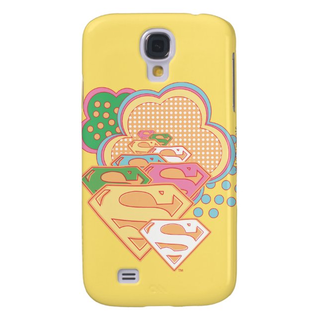 Supergirl Colourful Cloud Logo Case-Mate Samsung Galaxy Case (Back)
