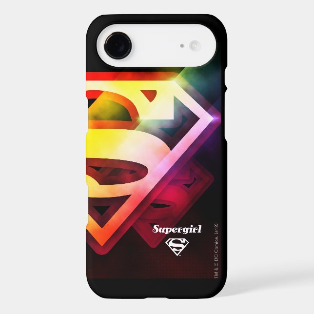 Supergirl Colourful Logo Case-Mate iPhone Case (Back)