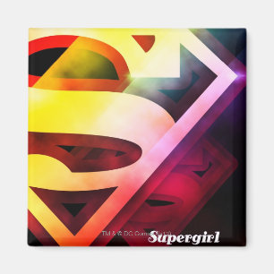 Supergirl Colourful Logo Magnet