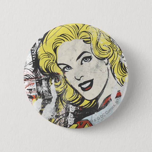 Supergirl Comic Capers 1 6 Cm Round Badge (Front)