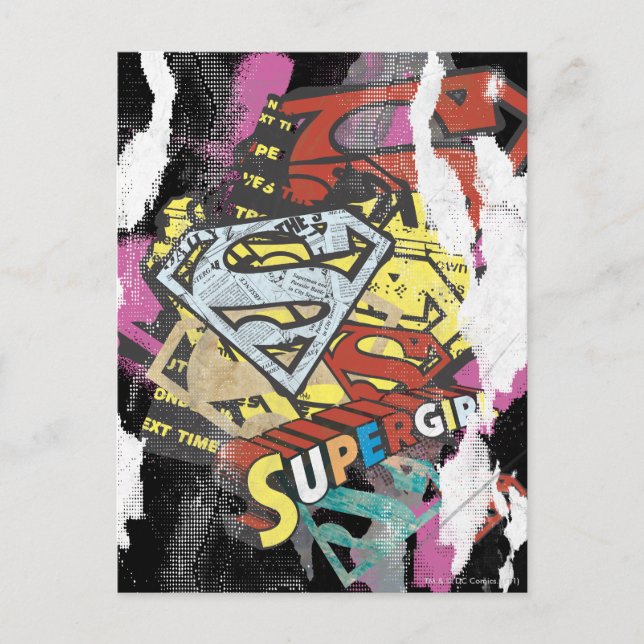 Supergirl Comic Capers 4 Postcard (Front)