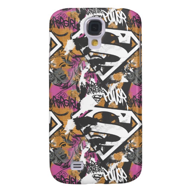 Supergirl Comic Capers Pattern 3 Case-Mate Samsung Galaxy Case (Back)