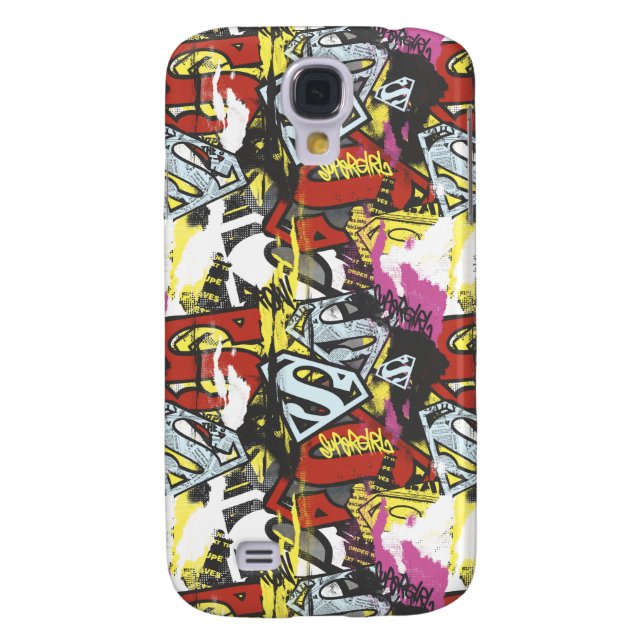 Supergirl Comic Capers Pattern 7 Case-Mate Samsung Galaxy Case (Back)