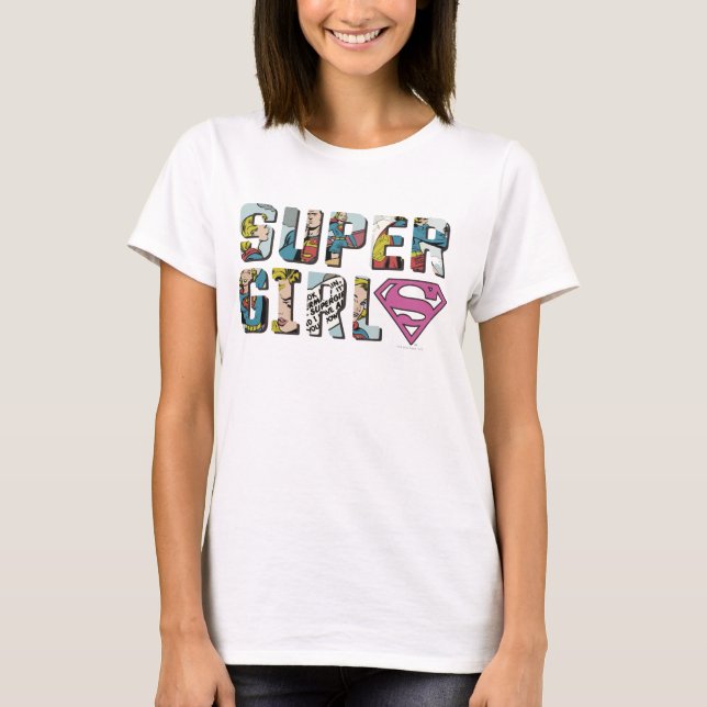Supergirl Comic Logo 2 T-Shirt (Front)