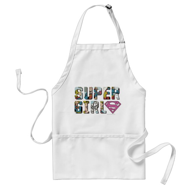 Supergirl Comic Logo Standard Apron (Front)