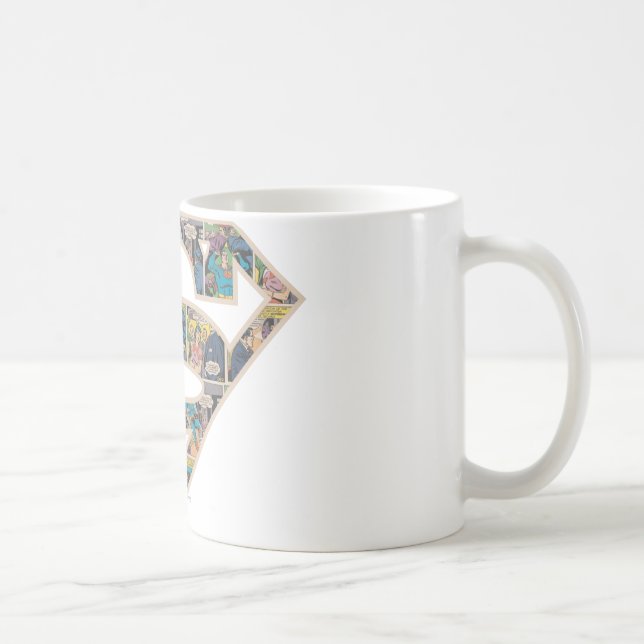 Supergirl Comic Strip Logo Coffee Mug (Right)