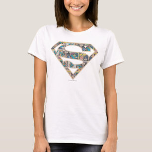 Supergirl Comic Strip Logo T-Shirt
